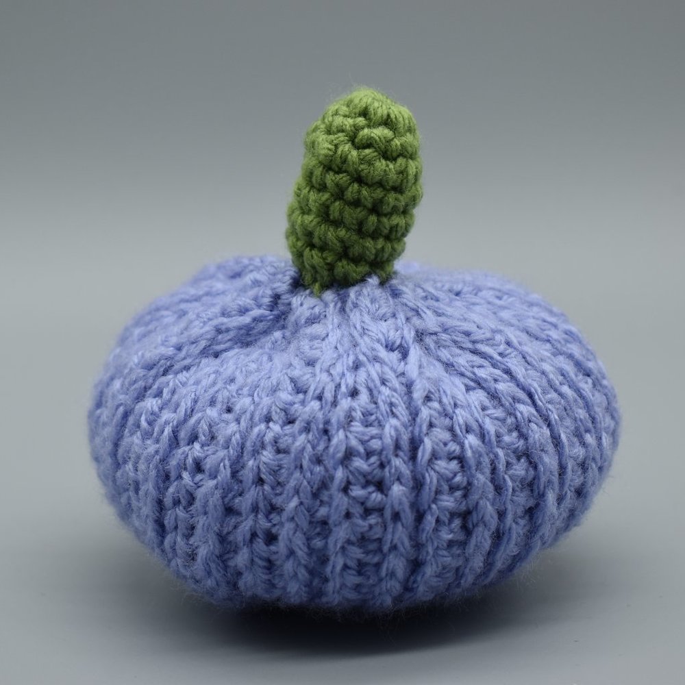 Handcrafted Crochet Purple pumpkin Plush Home decor